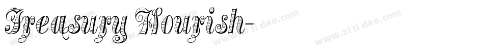 Treasury Flourish字体转换